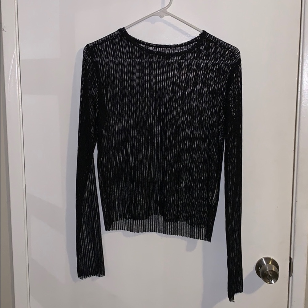 Long Sleeve See-through shirt